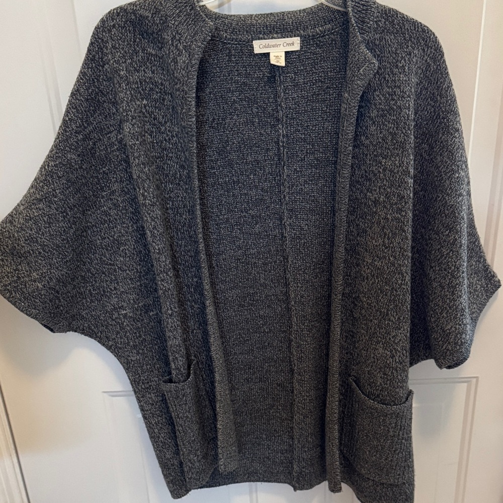 Coldwater Creek M short sleeve cardigan